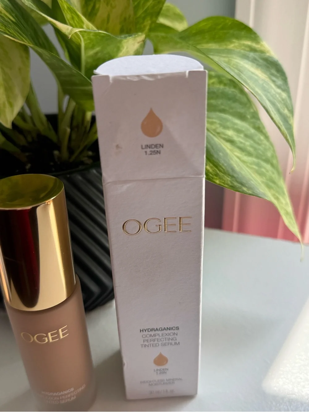 Ogee Hydrganics Complexion Perfecting Tinted Serum Linden 1.25N NEW 1oz